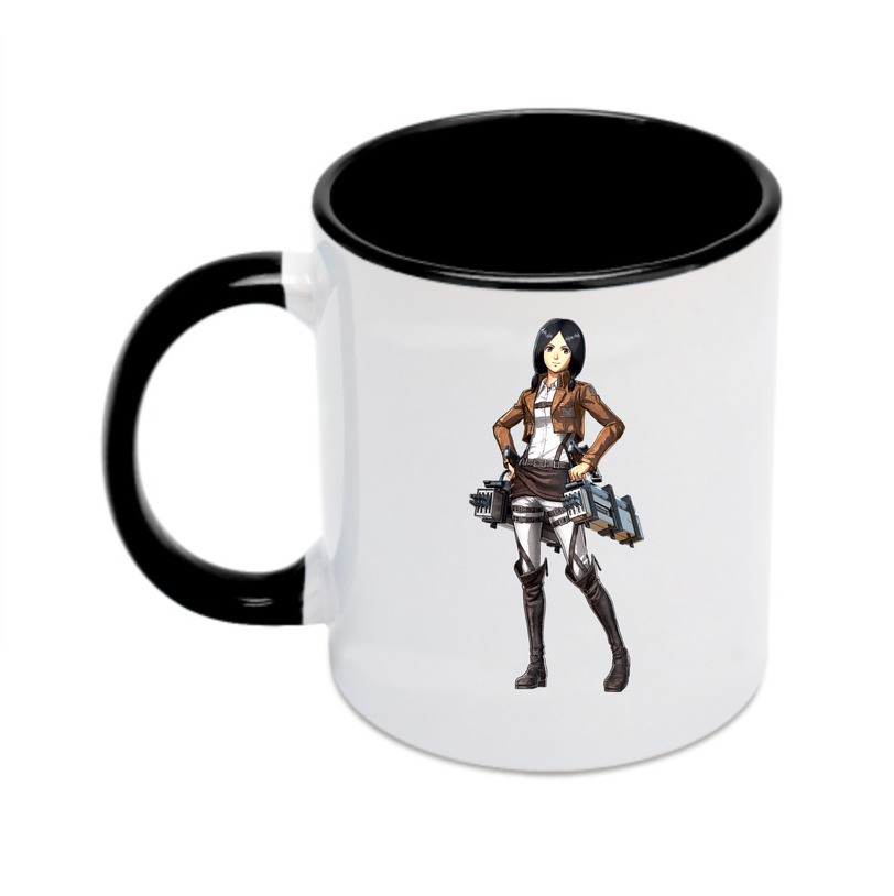 （画像用） 進撃の巨人 ミカサ·アッカーマン Attack on Titan Mikasa Ackerman カラーマグカップ