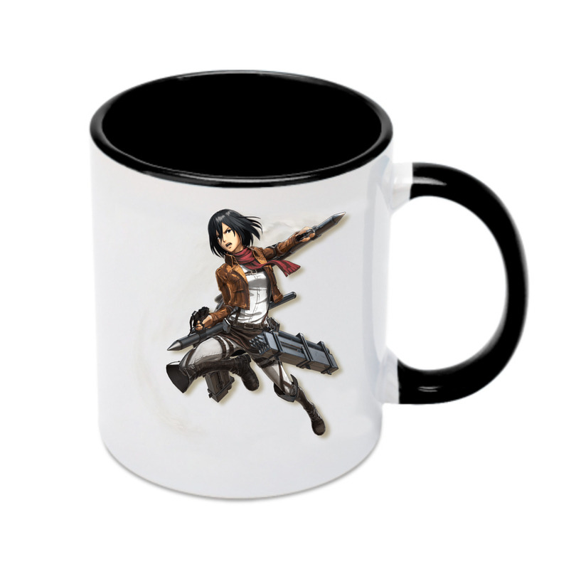 （画像用） 進撃の巨人 ミカサ·アッカーマン Attack on Titan Mikasa Ackerman カラーマグカップ