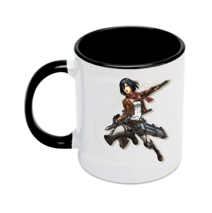 （画像用） 進撃の巨人 ミカサ·アッカーマン Attack on Titan Mikasa Ackerman カラーマグカップ