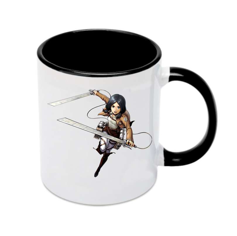 （画像用） 進撃の巨人 ミカサ·アッカーマン Attack on Titan Mikasa Ackerman カラーマグカップ