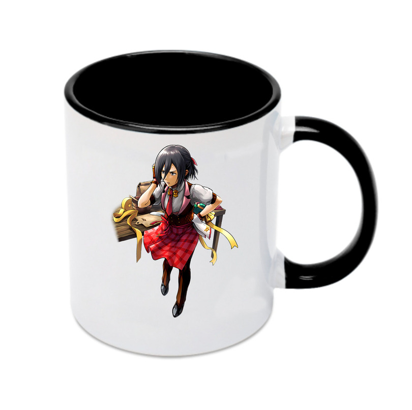 （画像用） 進撃の巨人 ミカサ·アッカーマン Attack on Titan Mikasa Ackerman カラーマグカップ
