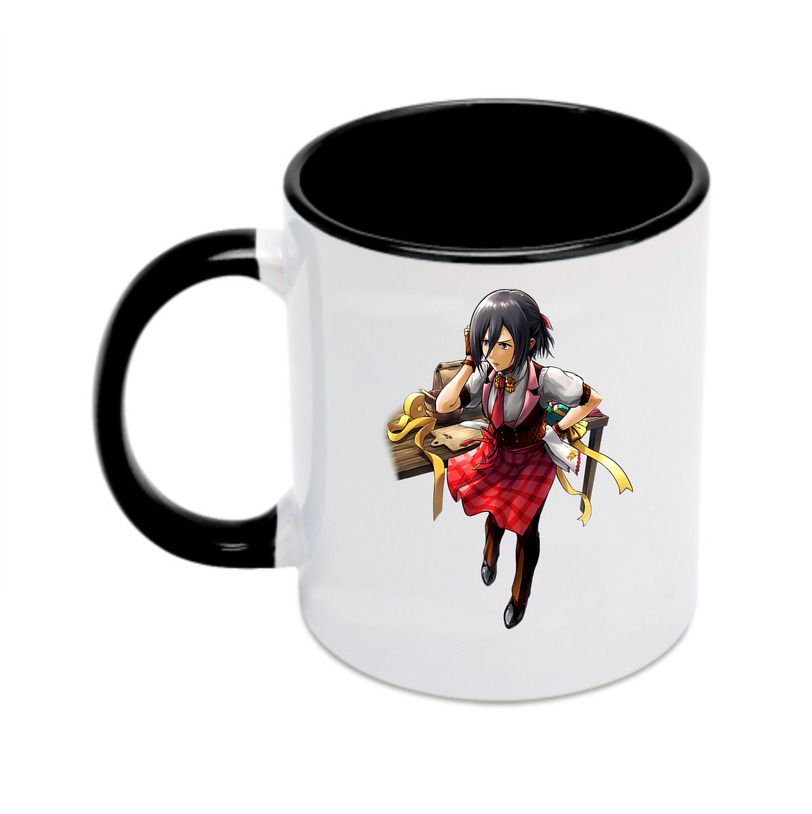 （画像用） 進撃の巨人 ミカサ·アッカーマン Attack on Titan Mikasa Ackerman カラーマグカップ