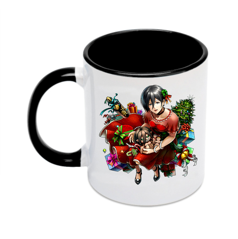（画像用） 進撃の巨人 ミカサ·アッカーマン Attack on Titan Mikasa Ackerman カラーマグカップ