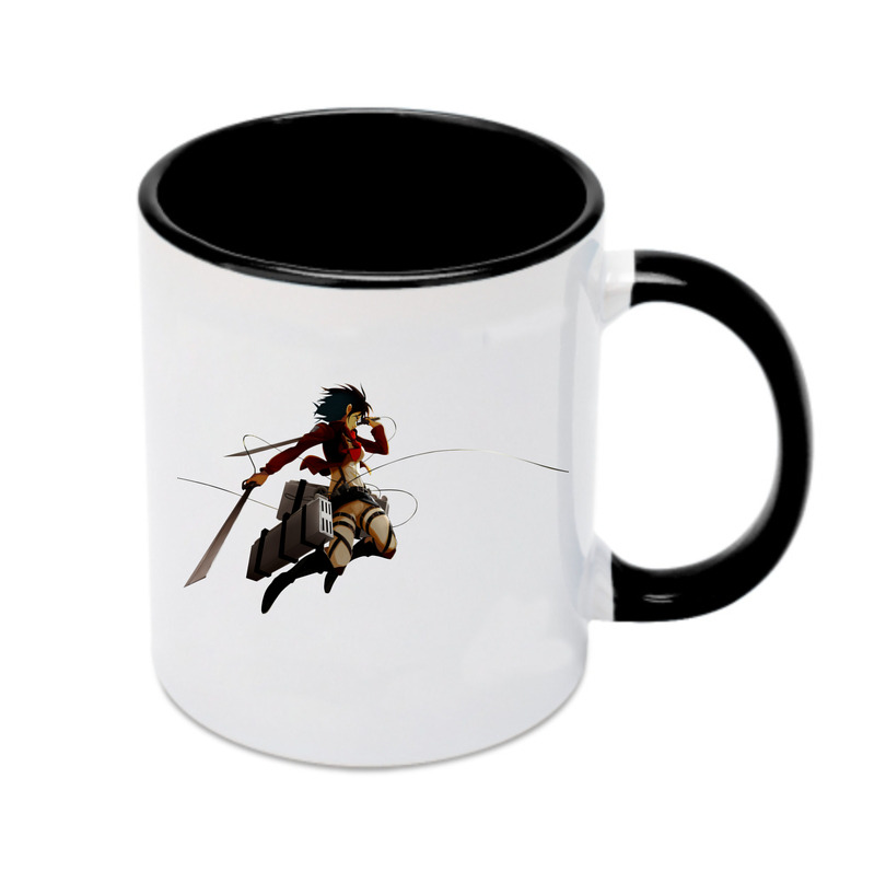 （画像用） 進撃の巨人 ミカサ·アッカーマン Attack on Titan Mikasa Ackerman カラーマグカップ