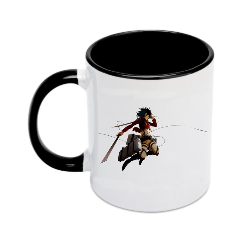 （画像用） 進撃の巨人 ミカサ·アッカーマン Attack on Titan Mikasa Ackerman カラーマグカップ