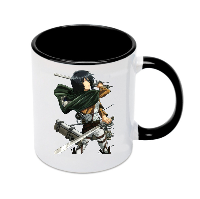 （画像用） 進撃の巨人 ミカサ·アッカーマン Attack on Titan Mikasa Ackerman カラーマグカップ
