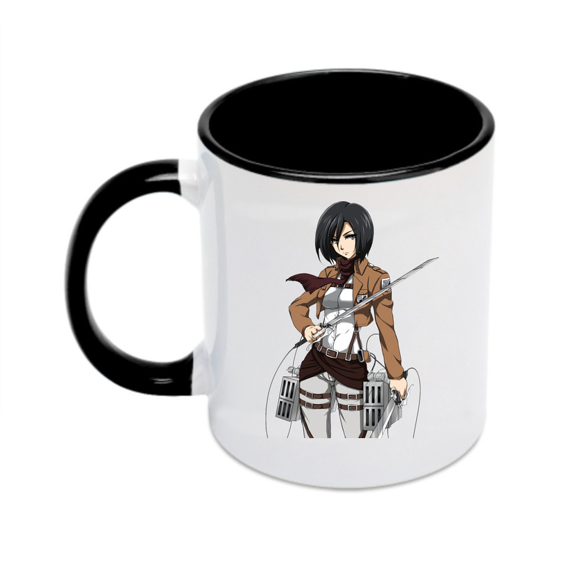 （画像用） 進撃の巨人 ミカサ·アッカーマン Attack on Titan Mikasa Ackerman カラーマグカップ