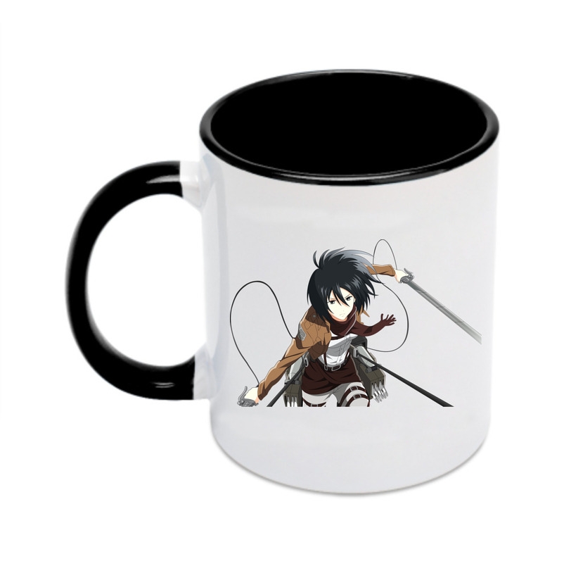 （画像用） 進撃の巨人 ミカサ·アッカーマン Attack on Titan Mikasa Ackerman カラーマグカップ