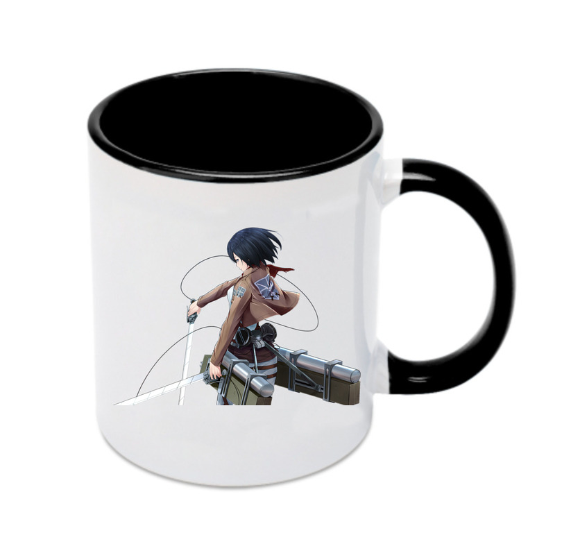 （画像用） 進撃の巨人 ミカサ·アッカーマン Attack on Titan Mikasa Ackerman カラーマグカップ