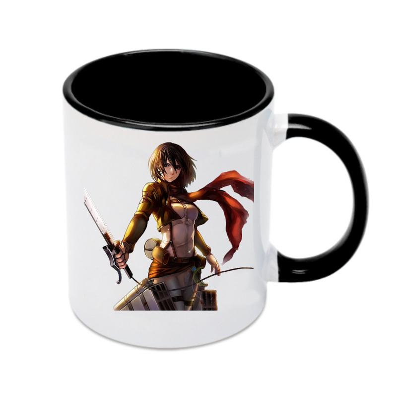 （画像用） 進撃の巨人 ミカサ·アッカーマン Attack on Titan Mikasa Ackerman カラーマグカップ