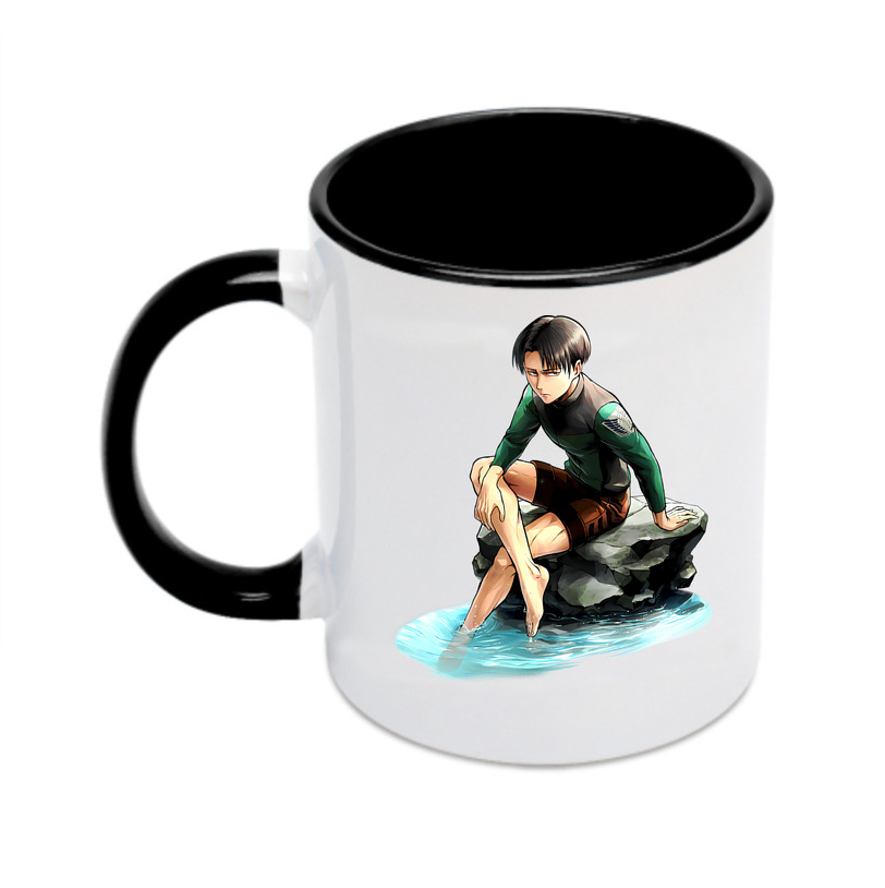 （画像用） 進撃の巨人 リヴァイ·アッカーマン Attack on Titan Levi Ackerman カラーマグカップ