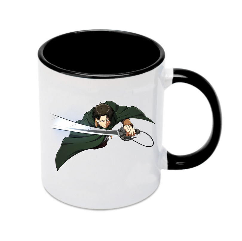 （画像用） 進撃の巨人 リヴァイ·アッカーマン Attack on Titan Levi Ackerman カラーマグカップ