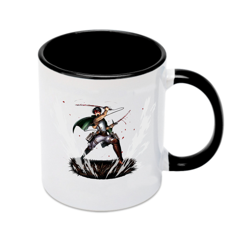 （画像用） 進撃の巨人 リヴァイ·アッカーマン Attack on Titan Levi Ackerman カラーマグカップ