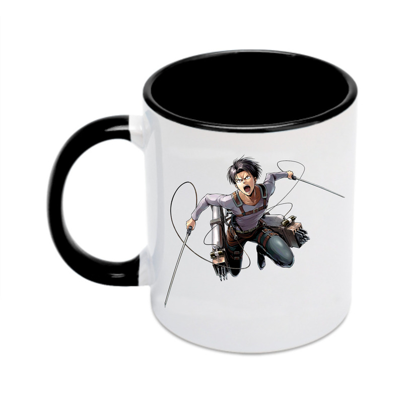 （画像用） 進撃の巨人 リヴァイ·アッカーマン Attack on Titan Levi Ackerman カラーマグカップ