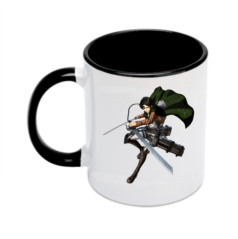 （画像用） 進撃の巨人 リヴァイ·アッカーマン Attack on Titan Levi Ackerman カラーマグカップ