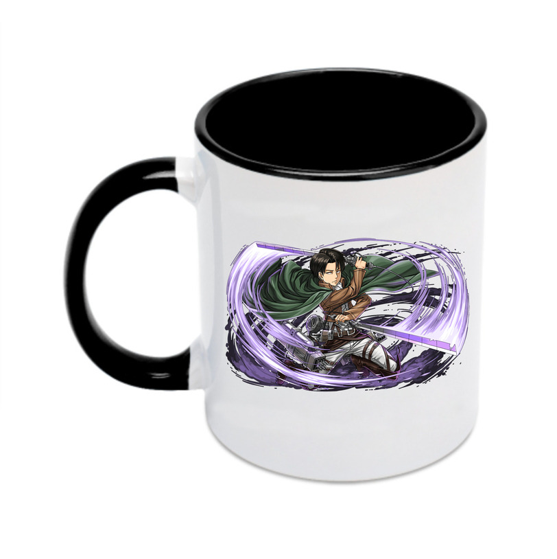 （画像用） 進撃の巨人 リヴァイ·アッカーマン Attack on Titan Levi Ackerman カラーマグカップ