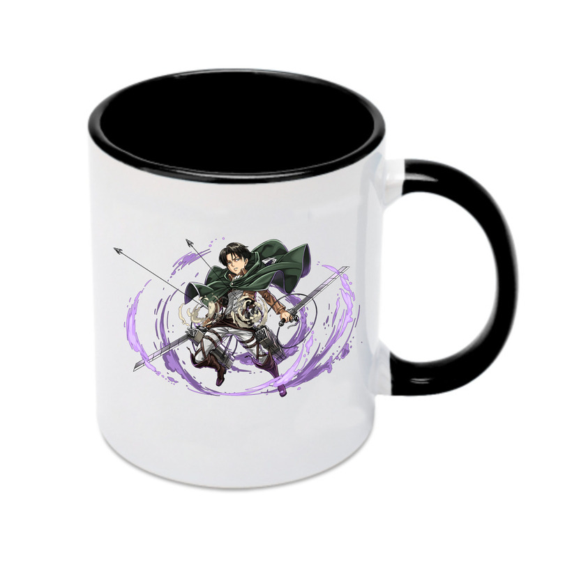 （画像用） 進撃の巨人 リヴァイ·アッカーマン Attack on Titan Levi Ackerman カラーマグカップ