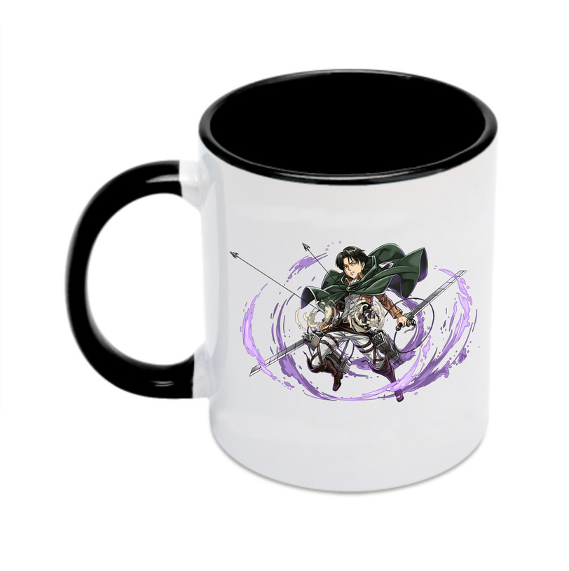 （画像用） 進撃の巨人 リヴァイ·アッカーマン Attack on Titan Levi Ackerman カラーマグカップ