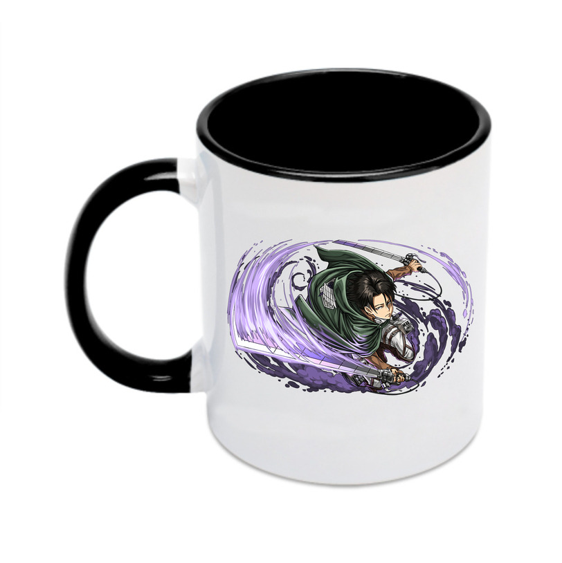 （画像用） 進撃の巨人 リヴァイ·アッカーマン Attack on Titan Levi Ackerman カラーマグカップ