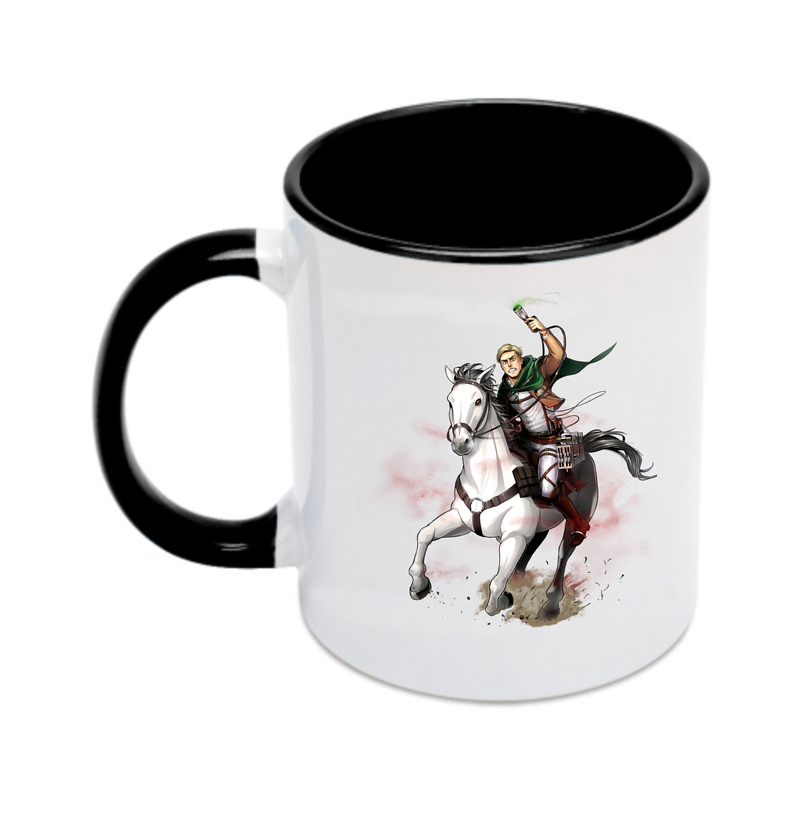 （画像用） 進撃の巨人 エルヴィン・スミス Attack on Titan Erwin Smith カラーマグカップ