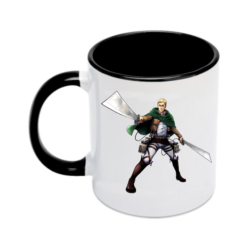 （画像用） 進撃の巨人 エルヴィン・スミス Attack on Titan Erwin Smith カラーマグカップ