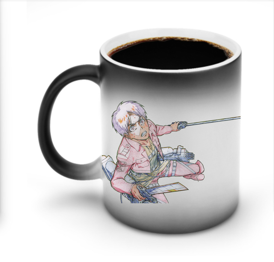 （画像用） 進撃の巨人 エレン･イェーガー Attack on Titan Eren Jäger 温度変色マグカップ