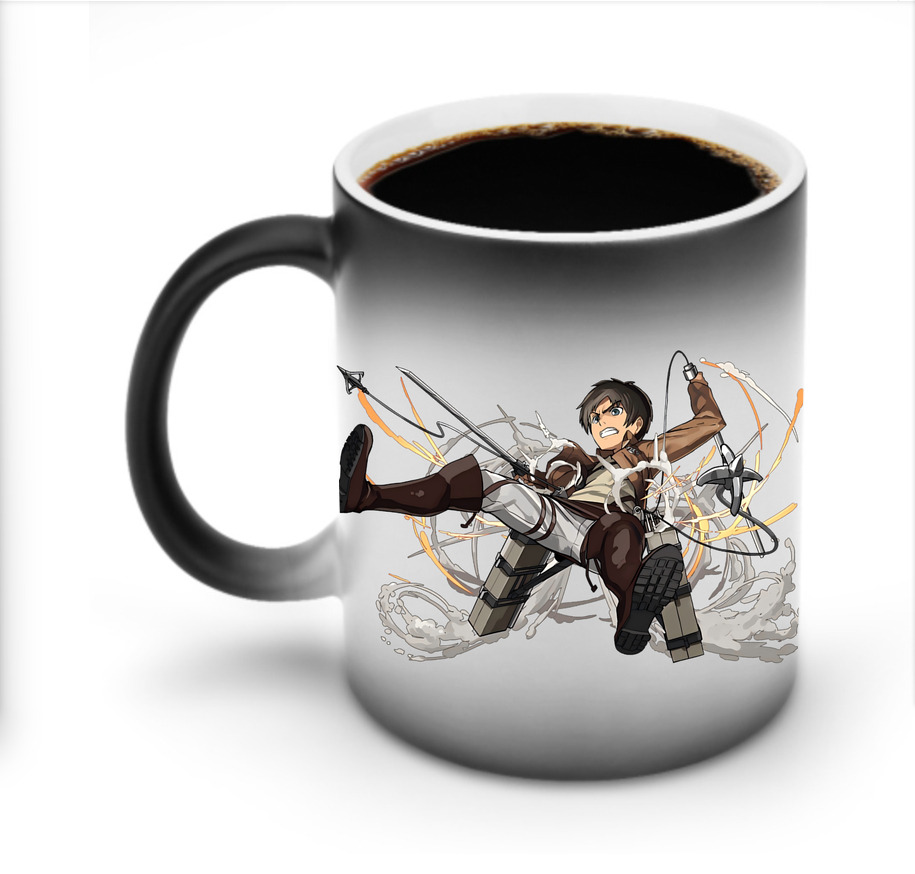 （画像用） 進撃の巨人 エレン･イェーガー Attack on Titan Eren Jäger 温度変色マグカップ