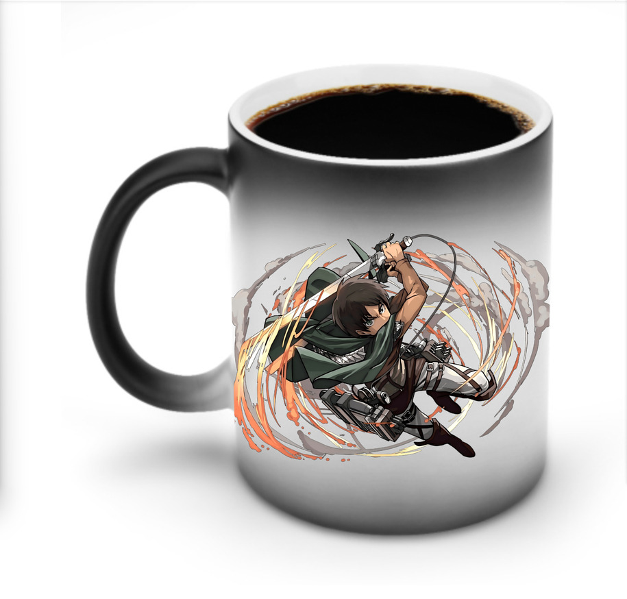 （画像用） 進撃の巨人 エレン･イェーガー Attack on Titan Eren Jäger 温度変色マグカップ