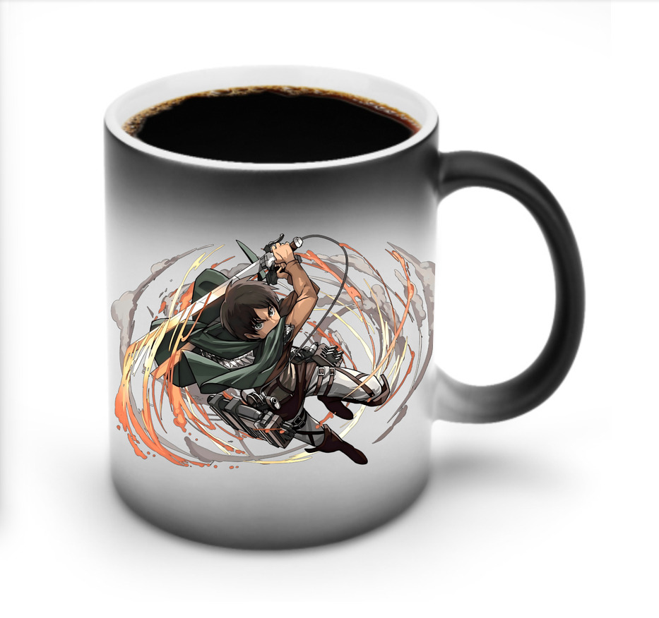 （画像用） 進撃の巨人 エレン･イェーガー Attack on Titan Eren Jäger 温度変色マグカップ