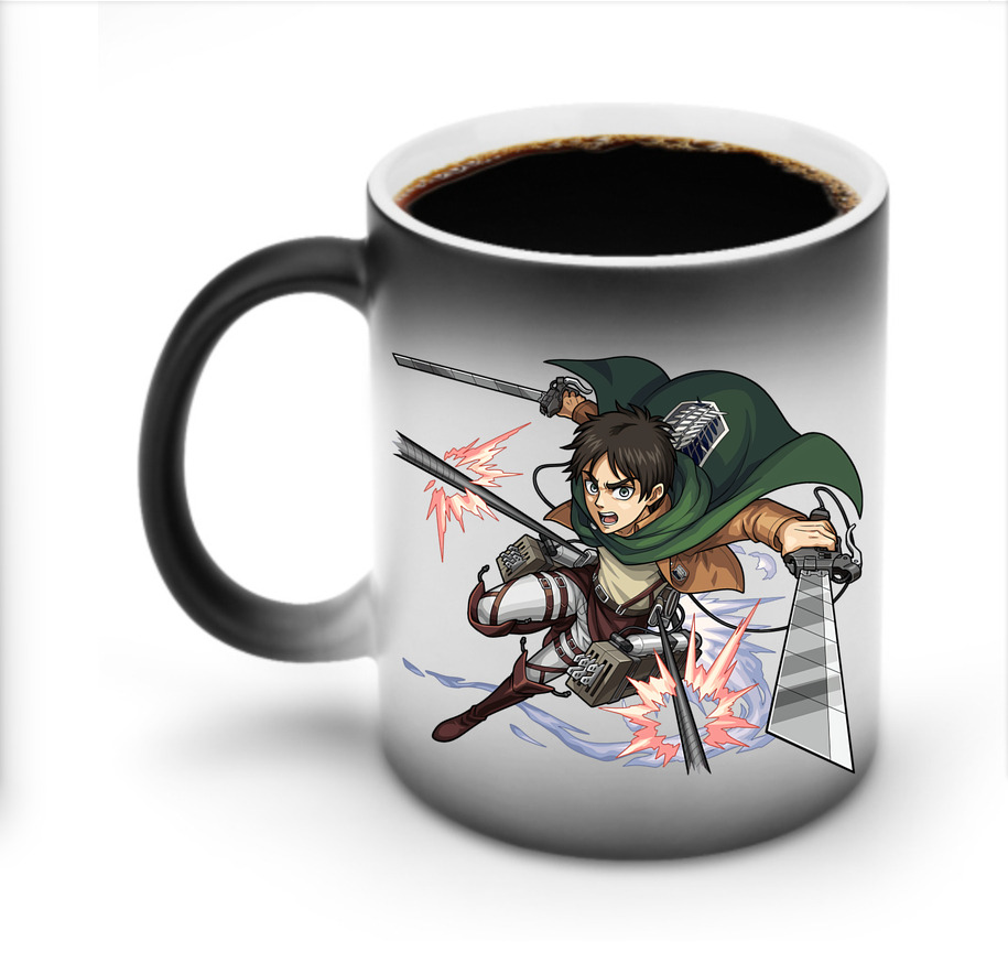 （画像用） 進撃の巨人 エレン･イェーガー Attack on Titan Eren Jäger 温度変色マグカップ