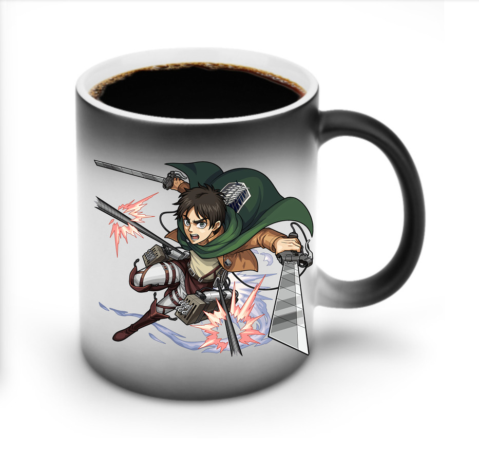（画像用） 進撃の巨人 エレン･イェーガー Attack on Titan Eren Jäger 温度変色マグカップ