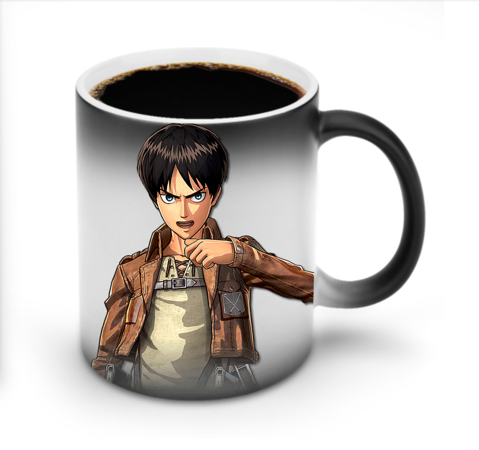 （画像用） 進撃の巨人 エレン･イェーガー Attack on Titan Eren Jäger 温度変色マグカップ