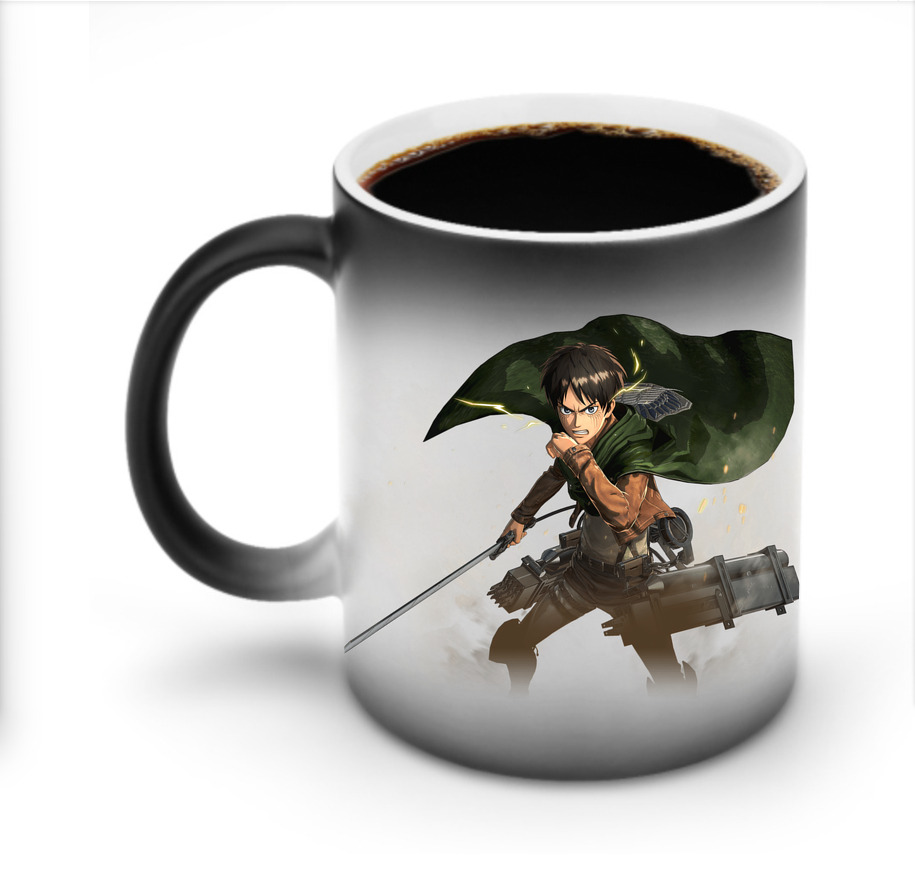 （画像用） 進撃の巨人 エレン･イェーガー Attack on Titan Eren Jäger 温度変色マグカップ
