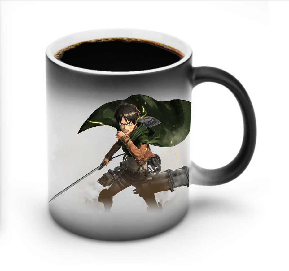 （画像用） 進撃の巨人 エレン･イェーガー Attack on Titan Eren Jäger 温度変色マグカップ