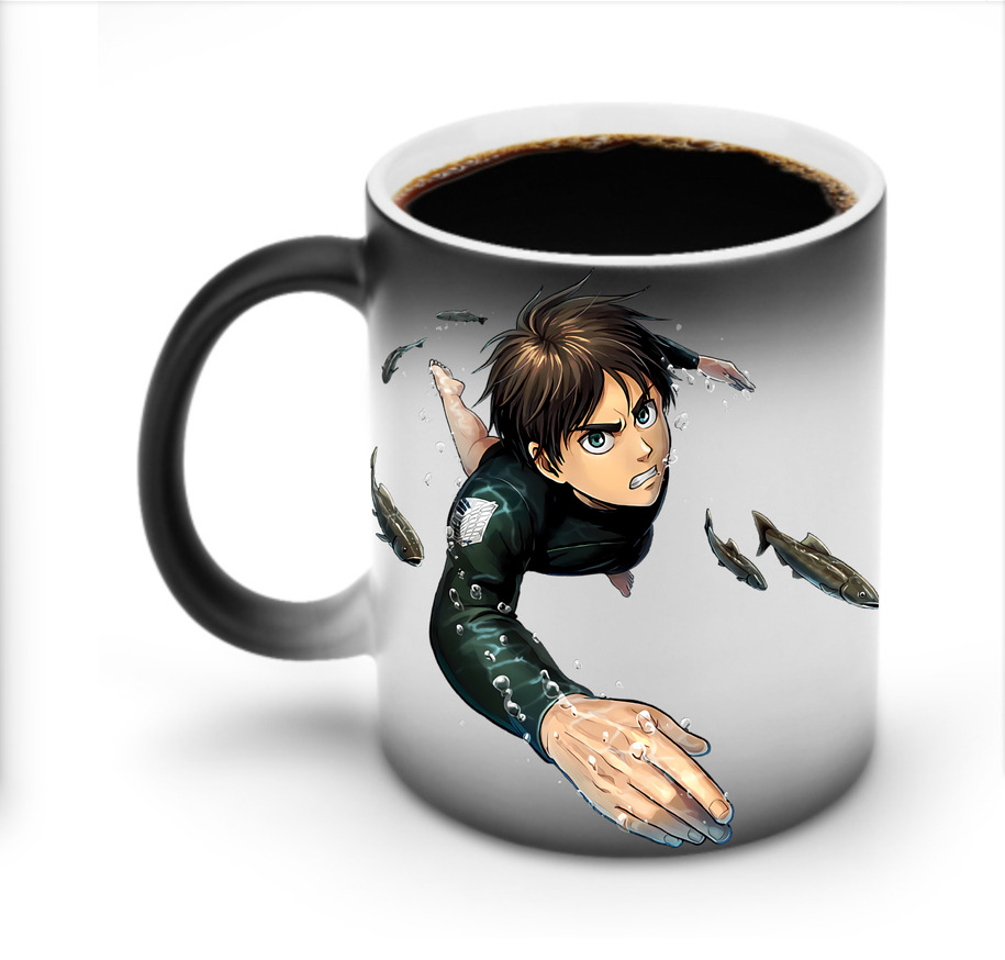 （画像用） 進撃の巨人 エレン･イェーガー Attack on Titan Eren Jäger 温度変色マグカップ