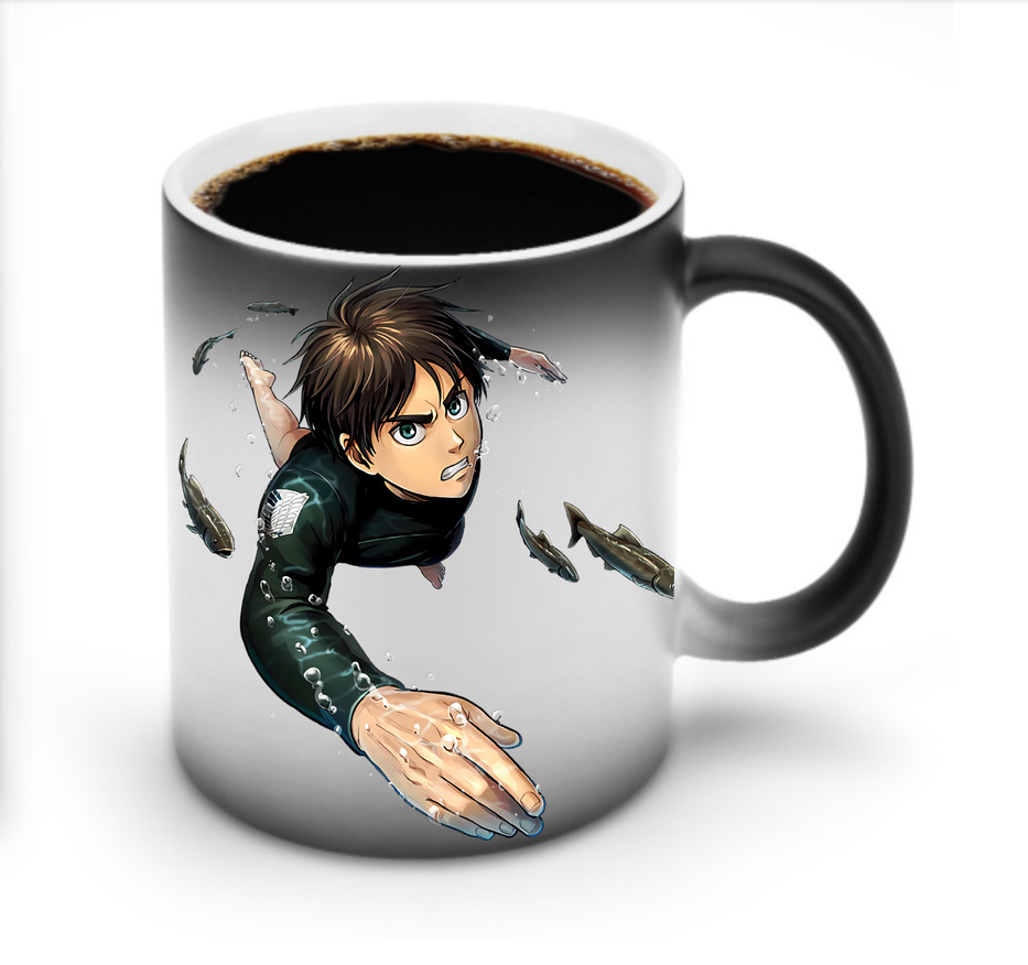 （画像用） 進撃の巨人 エレン･イェーガー Attack on Titan Eren Jäger 温度変色マグカップ