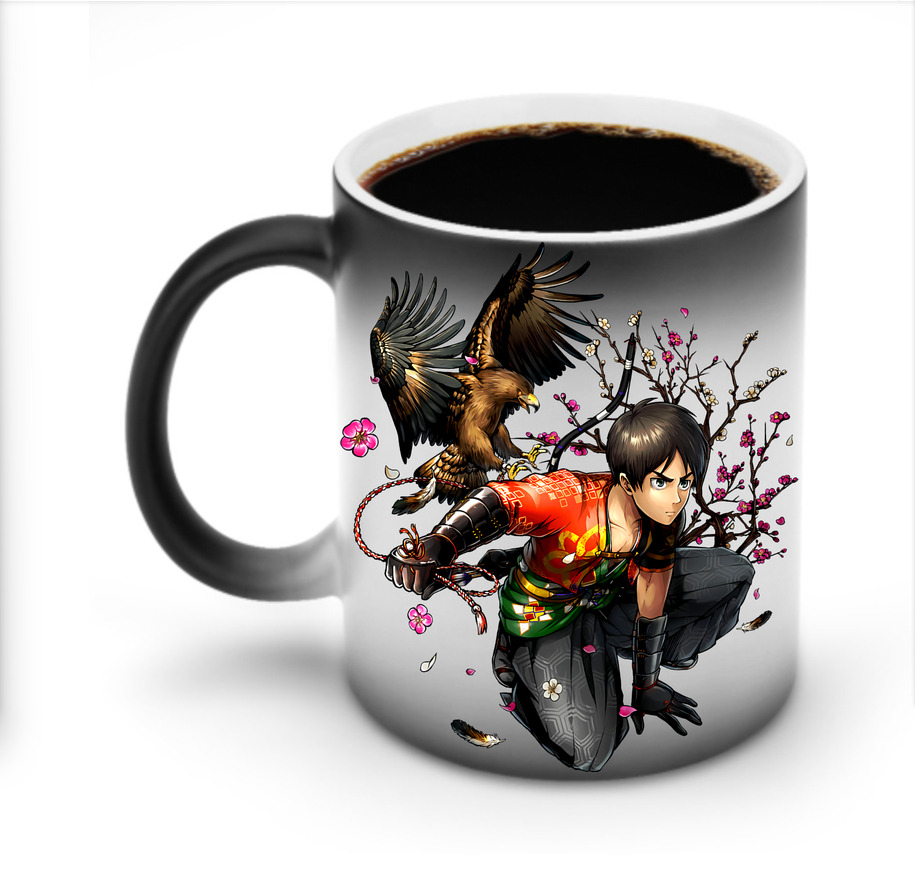 （画像用） 進撃の巨人 エレン･イェーガー Attack on Titan Eren Jäger 温度変色マグカップ