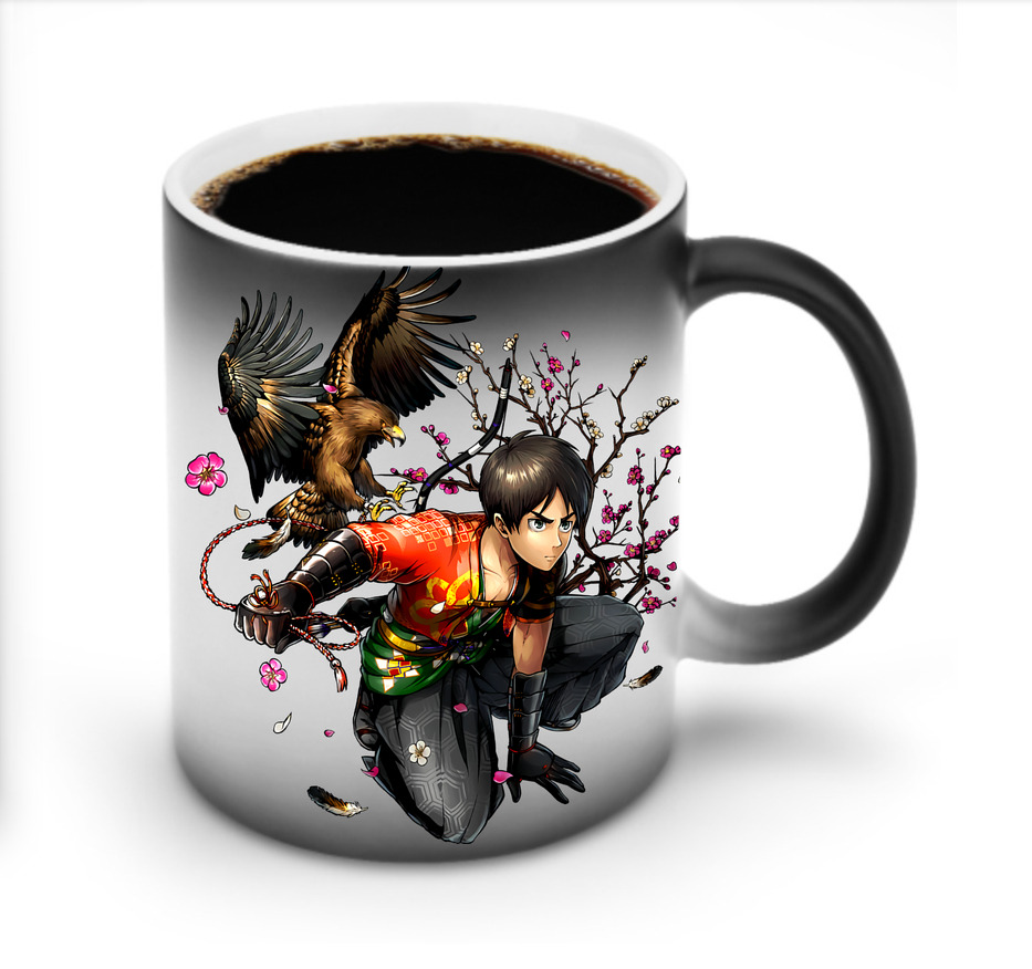 （画像用） 進撃の巨人 エレン･イェーガー Attack on Titan Eren Jäger 温度変色マグカップ