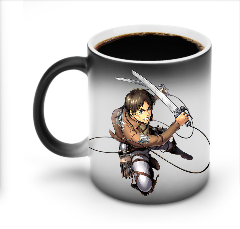 （画像用） 進撃の巨人 エレン･イェーガー Attack on Titan Eren Jäger 温度変色マグカップ