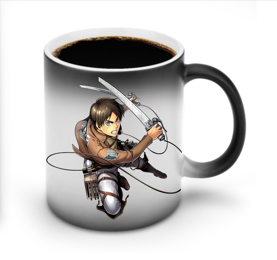 （画像用） 進撃の巨人 エレン･イェーガー Attack on Titan Eren Jäger 温度変色マグカップ