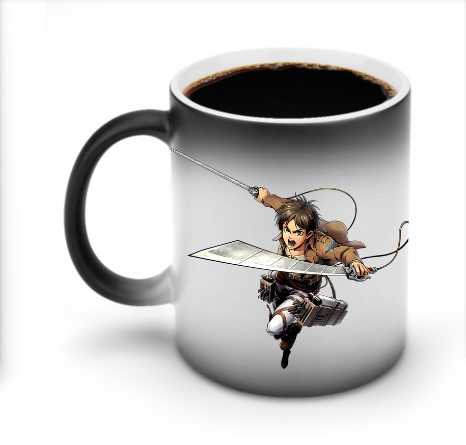 （画像用） 進撃の巨人 エレン･イェーガー Attack on Titan Eren Jäger 温度変色マグカップ