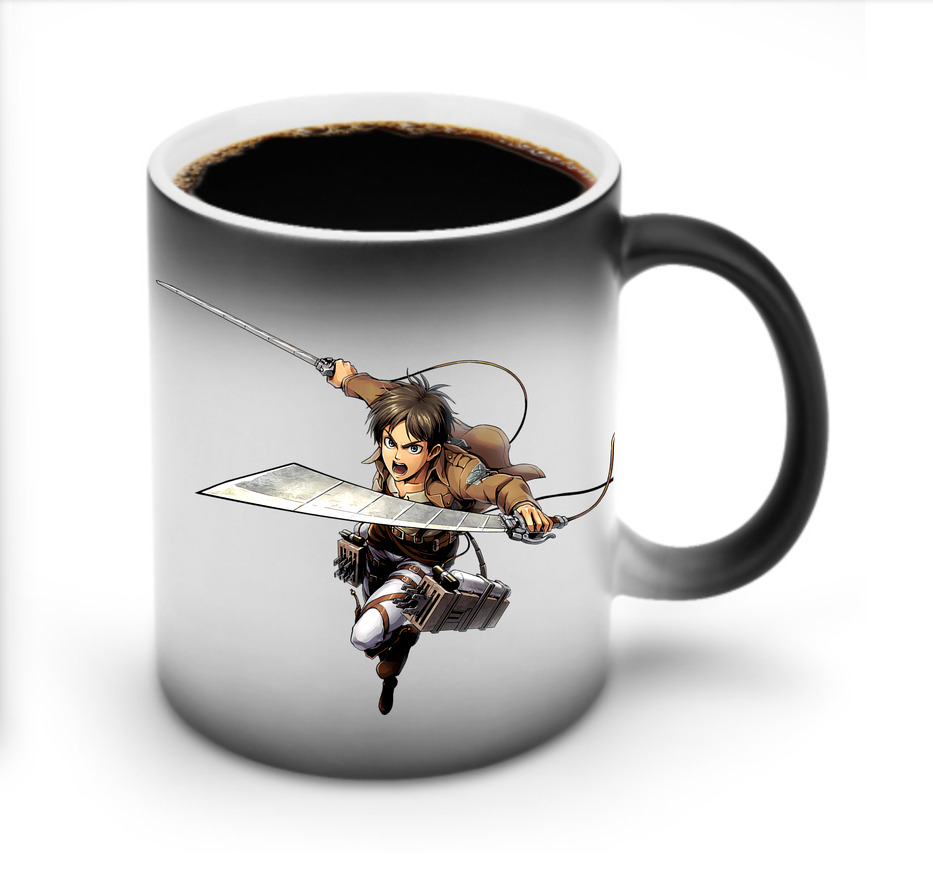（画像用） 進撃の巨人 エレン･イェーガー Attack on Titan Eren Jäger 温度変色マグカップ