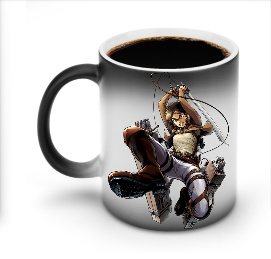 （画像用） 進撃の巨人 エレン･イェーガー Attack on Titan Eren Jäger 温度変色マグカップ