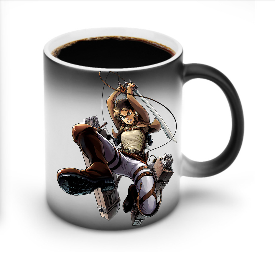 （画像用） 進撃の巨人 エレン･イェーガー Attack on Titan Eren Jäger 温度変色マグカップ