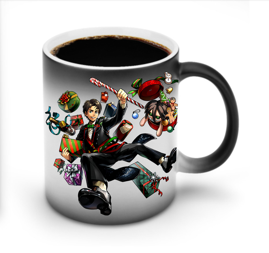 （画像用） 進撃の巨人 エレン･イェーガー Attack on Titan Eren Jäger 温度変色マグカップ