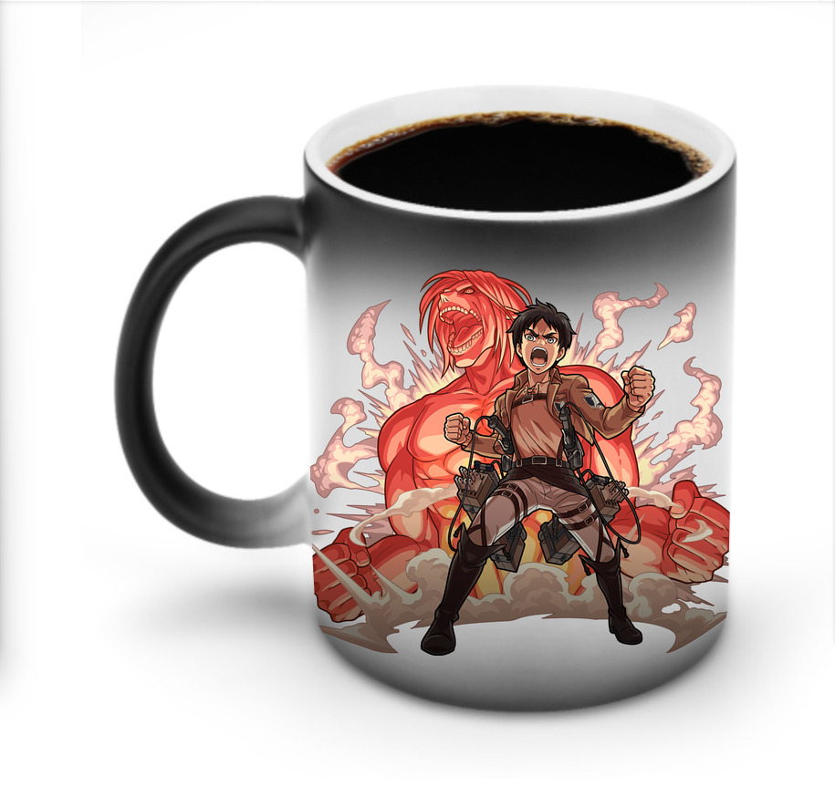 （画像用） 進撃の巨人 エレン･イェーガー Attack on Titan Eren Jäger 温度変色マグカップ