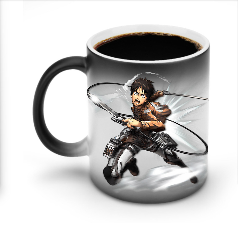 （画像用） 進撃の巨人 エレン･イェーガー Attack on Titan Eren Jäger 温度変色マグカップ