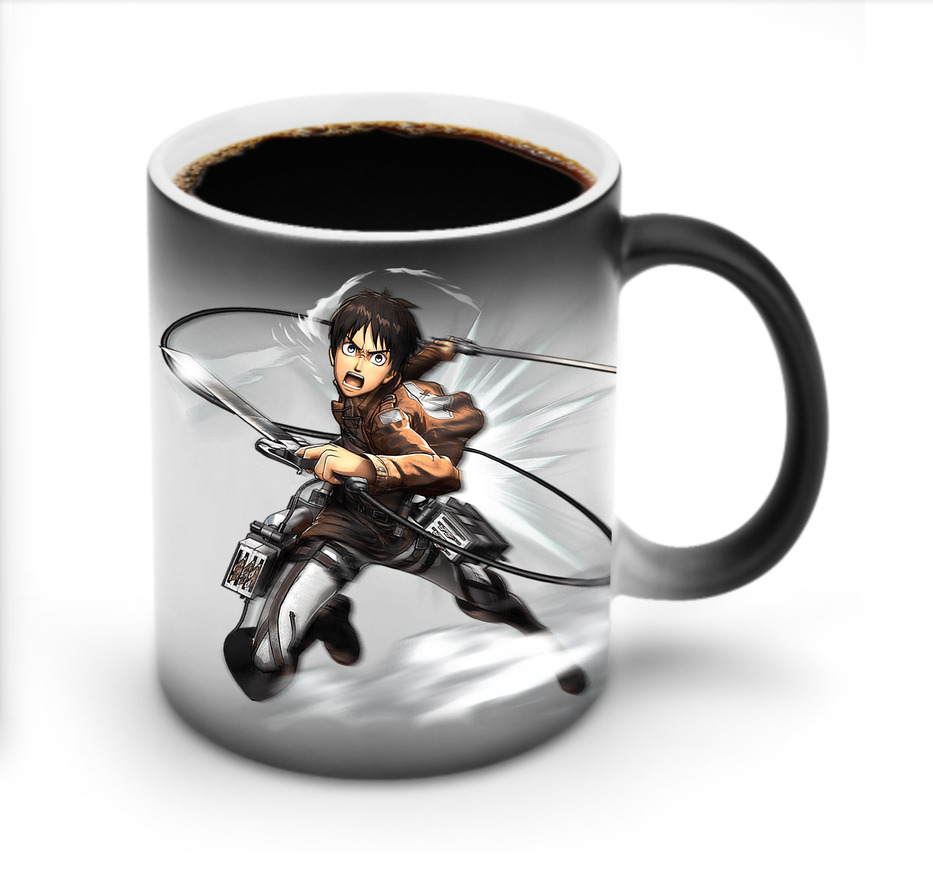 （画像用） 進撃の巨人 エレン･イェーガー Attack on Titan Eren Jäger 温度変色マグカップ
