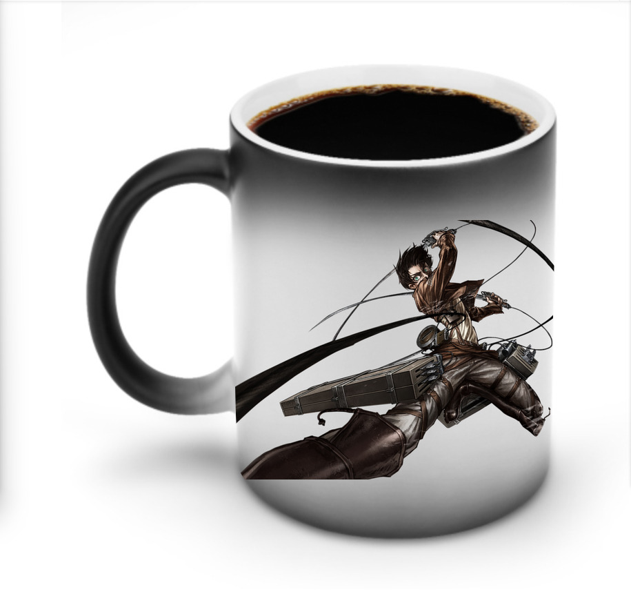 （画像用） 進撃の巨人 エレン･イェーガー Attack on Titan Eren Jäger 温度変色マグカップ