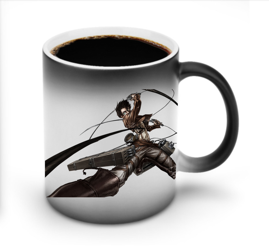 （画像用） 進撃の巨人 エレン･イェーガー Attack on Titan Eren Jäger 温度変色マグカップ
